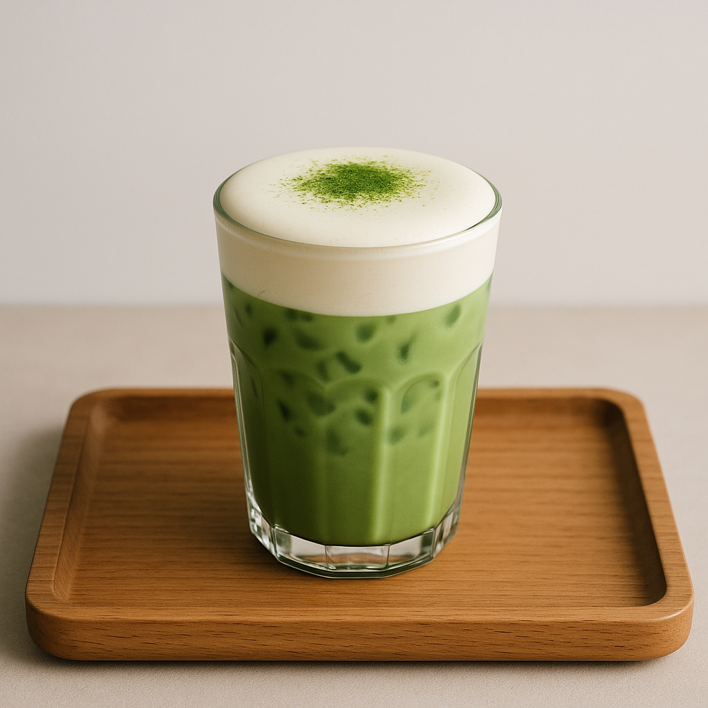 Cheese Top Matcha Latte recipe